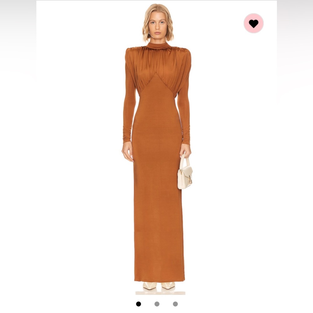 L’Academie Kemia maxi dress in brown